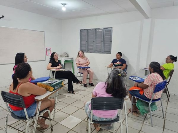 CRAS REALIZOU ENCONTRO COM GRUPO DE MULHERES EM AÇÃO DA COMUNIDADE DE TIMBAUBA