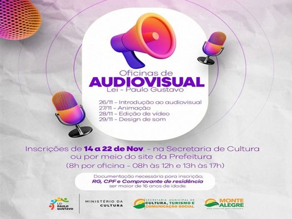 OFICINA DE AUDIOVISUAL LEI PALO GUSTAVO